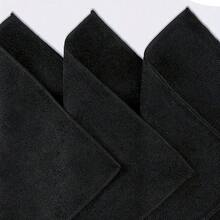 1pcs/Kitchen Towels, Microfiber Black And Light Grey Cleaning Cloth Set, Absorbent, Soft, Stain Removal Cloth For Cleaning Glass, Cooking Table, Pot, Bowl, Faucet, Range Hood, Car Wipe Cleaning Cloth, Kitchen, Bathroom, Home, Household Supplier - 彩色 - 查看 4