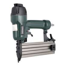 Clavadora neumática F50A Dewinner, pistola de clavos profesional para carpintería, tapicería y construcción, herramienta potente y precisa, fácil de usar y mantener, material resistente - Verde - Ver 4