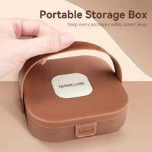 7-Piece Nail Clippers Set With A Portable Storage Box, Stylish, A Must-Have For Personal Beauty Care, Splash-Proof Nail Clippers And Manicure Clippers Hand In Hand Manicure Clippers Protection Tool, One-Stop Care Set, A Perfect Gift Set For Women