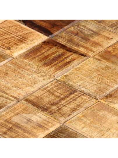 VidaXL Coffee Tables Pcs Block Rough Mango Wood view 7