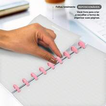 Iscool Disc Notebook Refill Lined Color Candy 100 Sheets 90g Medium - Light Grey - View 8