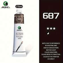 Marie's Oil Paints Premium 170ml (5.95-Oz) Tube, Titanium White, Professional All Colors, Oil Drawing Pigments For Canvas Painting, Artist Quality, Good Coverage, Excellent Tinting Strength, Ideal For Artist Beginner Adult Classroom Student - one-size - View 23