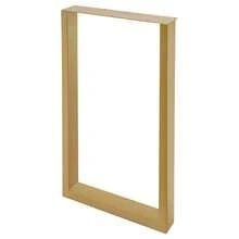 2er-Pack 28-Zoll-Möbelbeine, Tragkraft 440 lbs, goldene Metalltischbeine mit verstellbaren Füßen - Gold - Übersicht 9