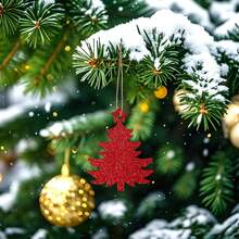 20/50 ملصق شجرة عيد الميلاد بشكل البصل، باللون الأحمر والأخضر والأصفر والمرصع بالنجوم المتلألئة، لتزيين هدايا عيد الميلاد وتغليف الهدايا، ملصقات شجرة عيد الميلاد، علاقات ورقية لعيد الميلاد