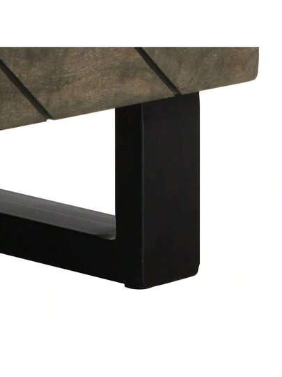 VidaXL Coffee Tafel 80x50x40 Cm Solid Mango Wood Zwart view 10