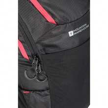 Mountain Warehouse Inca 18L Backpack (Black/Red) - 90% Polyester/10% EVA - (MW1552) - Black - View 3