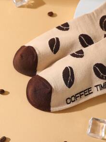 Vớ CREATOR SOCKS 1 đôi, nhiều màu sắc, dài đến bắp chân, hộp quà tặng cho cặp đôi unisex, vớ mềm mại họa tiết cà phê độc đáo, thiết kế sáng tạo lấy cảm hứng từ thực phẩm, thoải mái và đa năng, thích hợp cho sinh nhật, Ngày Valentine, Lễ Phục Sinh, Ramadan, hẹn hò, họp mặt gia đình, tiệc tùng, ngày lễ. - Nhiều màu - Xem 12
