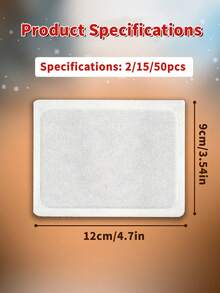 2/15/50pcs Pack, Warming Patch, Heating Pad, Long-Lasting Constant Temperature, Fast Heating, Breathable Non-Woven Fabric, Invisible & Portable, Multi-Purpose, Winter Essential, Outdoor Activities, Suitable For Women's Menstrual Period, Multi-Scene & Multi-Area Applicable - Warming Patch - View 7