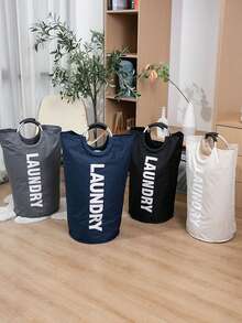 大号洗衣篮/收纳袋，- 配有可折叠洗衣袋、可折叠防水洗衣篮、旅行搬家收纳打包袋、衣物行李收纳袋，多种尺寸可选，适用于浴室、洗衣房、阳台和宿舍等多种场所的收纳，高品质洗衣篮。