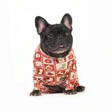 圣诞狗狗睡衣，搞笑圣诞狗狗服装，圣诞小狗睡衣，圣诞小狗衣服，狗狗毛衣，小狗圣诞礼物，狗狗服装，狗狗衣服，小型犬、中型犬、大型犬睡衣，超柔软有弹性，全身印花圣诞图案，S-6XL