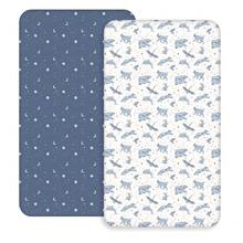 2 Pcs/Set Baby Crib Sheets, Star & Rainbow Pattern Newborn Infant Soft & Breathable Fitted Crib Mattress Cover - Multicolor - View 20