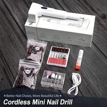 CIICII Nail Drill para Uñas Profesional, 20000RPM Torno Electrico para Uñas (71Pcs Portátil Taladro para Uñas de 3 Velocidades Limador de uñas Electrico) Para Uñas de Acrílico Manicura Pedicura - Blanco Drill para Uñas - Ver 6