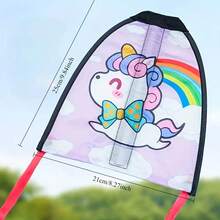 1pc/Set Random Style Elastic Launcher Kite, Outdoor Flying Glider Toy, Outdoor Sports Supplies, Interactive Party Gift, Birthday Gift - Multicolor - View 5