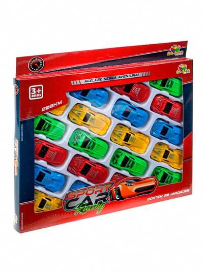 Carrinhos Brinquedo Coleção Sport Car Racing Roda Livre Miniatura