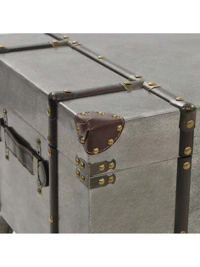 VidaXL Coffee Tafel 102x51x47.5 Cm MDF Aluminum view 6