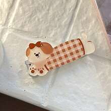 1 件可爱卡通猫/狗动物一体式可折叠金属手机支架，轻薄便携，兼容 Apple/Honor/VIVO/OPPO/ 智能手机 - 彩色 - 查看 11