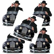 Gangster Car Photo Prop Party Accessory 1 Count (1/Pkg) - Màu xanh hải quân - Xem 1