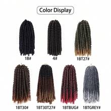 30 hebras/paquete Cabello trenzado de primavera para Locs de mariposa, Locs suaves, Trenzas de ganchillo cortas y esponjosas de 12 pulgadas, Extensiones de cabello trenzado sintético de baja temperatura, Fácil de usar, Para diario o fiesta, Halloween, Navidad y Año Nuevo