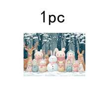 1 set/1 pieza/4 piezas/6 piezas/100 piezas Manteles individuales con estampado de conejo y alce, manteles individuales termoaislantes, adecuados para decoración del hogar, comidas festivas, decoración de cocina y fiestas, manteles individuales para fiestas, pueden ser regalos - Multicolor - Ver 14