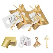 Vintage Beer Bottle Opener Wedding Decoration Pendant Creative Gift Small Three-Circle Crown Key Bottle Opener 2AMI - 10 Dây chuyền hạt cườm bằng bạc cổ - Xem 11