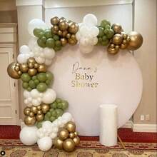 Avocado Green Balloons 5inch Small Olive Green Balloon 60pcs Mini Round Green Latex Balloons For Arch Garland Retro Avocado Green Balloon For Birthday Party Decoration Jungle