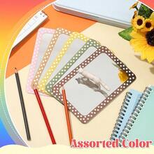 10 Espejos de Pared Pequeo Espejo de Manualidad 6x 4 Pulgadas Espejo de Plstico Preescolar a Prueba de Roturas de Nio Aula Doble Cara Cuadrado Esquina Redonda Colores Brillantes, 30 - 10 + Colores elegantes - Ver 8