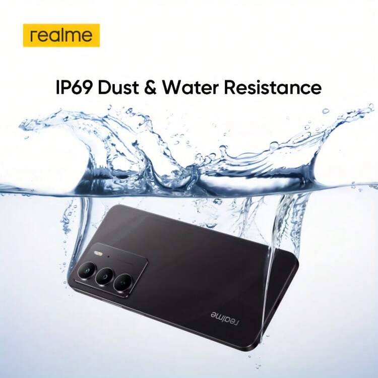 Realme C75，智能手机，8GB+256GB，Android 15 系统，5828mAh 大电池，支持 45W SuperVOOC 超级闪充，USB Type-C 接口。运行基于 Android 15 的 Realme UI 6.0 系统，支持 4G LTE 网络，不含充电器。 - 黑色 - 查看 5