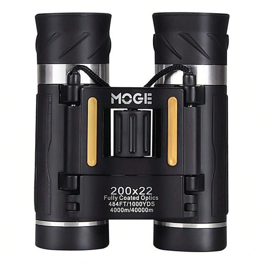 Professional Binoculars, HD 200x22, 30,000 M, With Night Vision - Black - View 1