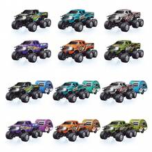 Mini 6Wheel RC Car, 1:64 Scale Model Mini RC Off-Road Truck With Trailer, Pickup Truck, Kids' Toy Car, 2.4GHz RC & App Compatible, Rechargeable Alloy Chassis Mini RC Car With Lights, Adjustable Speed/Steering, Toy Car For Boys And Girls, Stocking Stuffer Gift,Birthday Gift - Multicolor - View 4