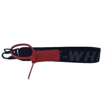 NEW White Compatible Wristband Of Keychain , Bracelet Bag Strap, Hand Chain Bag Strap - Suitable For Both Men And Women.Hand Chain Keychain Hanger In A Stylish Classic Design.Keychain Storage Box.Fashionable  Car Keychain.Hip-Hop Brand Embroidered Canvas Luggage, Backpack, Camera Strap, Denim Accessories - màu đen - Xem 2