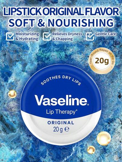 Vaseline 20g 凡士林润唇膏，原味，适合日常使用