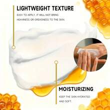 Crema corporal reafirmante de abeja, ayuda a mejorar la flacidez, hidratación duradera, reafirmante y lifting, suaviza las arrugas, fórmula ligera y de fácil absorción, mejora la elasticidad de la piel, se enfoca en áreas sueltas como la cintura, brazos, muslos, el uso continuo le permite sentir que la piel se va tensando gradualmente, apto para hombres y mujeres, logre una figura perfecta - Amarillo - Ver 6