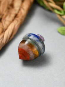 1/5/10/20 piezas Piedras de colores múltiples del Chakra Cuarzo natural pulido asimétrico Cuentas de energía de yoga para sanación del Chakra Accesorios para hacer joyas DIY