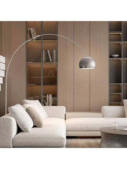 Alpinaluz "ARABELLA" Vloer Lamp Stainless Steel Arch Wit Marble Base Height 240 Cm, Width 220 E27 view 2