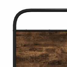 Bettgestell ohne Matratze 120x190 cm Räuchereiche Holzwerkstoff-XY10832