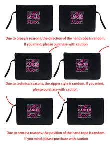 Women's Black Tote Bag And A Small Bag For Women -Shoulder Handbag With Breast Cancer Awareness Pink Ribbon Graphic , Multi Functional Portable Teacher Handbag,Women's Linen Large Capacity Handbag.Portable Casual Storage Handbag With Innovative Design And Large Capacity, Making It An Ideal Shopping Bag,Perfect Religious Gift For Her Soul Companionteacher's Thank You Gift