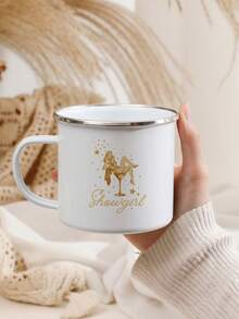 1 buc. Cană de apă cu model Showgirl, fiica cea mare, care este show business pentru tine în epoca mea Showgirl, petrecere Showgirl în starea mea de spirit Hoa Hoa Hoa, vidre de mare, acvariu în Monterey Bay, profesor fantomă, Are You Fall O Ween, cană de băut, cadou de Crăciun, Halloween, Anul Nou, pentru ea, căni pentru cafea, ceai și băuturi calde, idee de cadou amuzant pentru italiană, cană de cafea cu lămâie vintage La Dolce Vita, I Love Italy, cadou inedit pentru ea