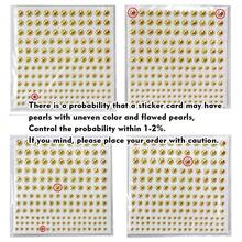 1650 miếng dán ngọc trai tự dính, 4 kích cỡ, trang sức ngọc trai trắng dùng trang trí mặt, cơ thể, móng tay, tóc, điện thoại, đồ thủ công mỹ nghệ, 0,12in/0,16in/0,2in/0,24in - Vàng - Xem 8