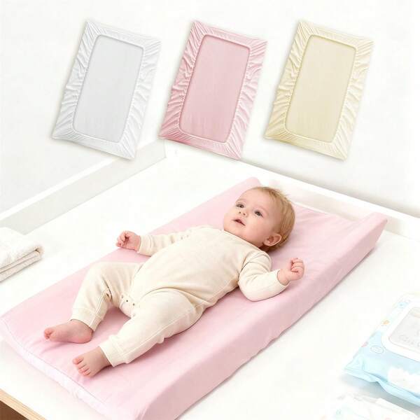 1pc Baby Changing Pad Cover, Soft & Comfortable Changing Table Pad Cover (Single Cover)