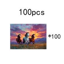 1 set/1 pezzo/4 pezzi/6 pezzi/100 pezzi Sottopiatti con stampa di cavalli, sottopiatti termoisolanti, adatti per decorazione domestica, pranzi festivi, cucina e decorazione per feste, sottopiatti per feste, possono essere regalati - Multicolore - Visualizzare 11