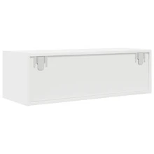 vidaXL 2 Stück TV-Schränke, Weiß, 80x31x25,5 Cm, Holzwerkstoff - Weiss - Übersicht 9
