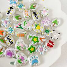 10pcs/20pcs Assorted Multi-Color Acrylic Drip Oil Straight Hole Beads, Suitable For DIY Bracelets, Necklaces, Earrings, Phone Chains, Bag Charms, Jewelry Making, Beading Supplies