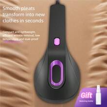 OBOVAY 轻巧手持熨烫机，USB供电设计，轻松熨出高级质感，按压省电顺畅熨烫不累手，大面板，高效用熨，快速除皱 - 顏色隨機 - 查看 3