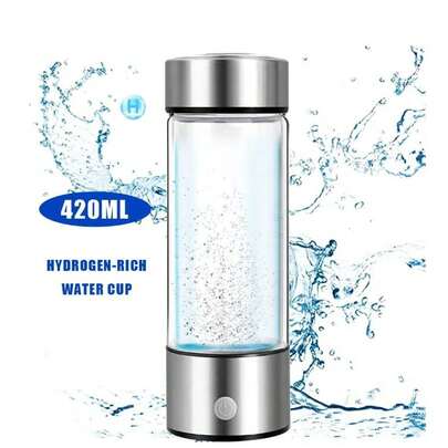 420ml Hydrogen-Rich Water Cup Electric Hydrogen Rich Water Generator Bottle Titanium Quality Filter Portable Antioxidant Lonizer