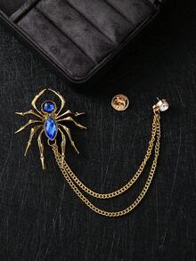 New Arrival Men's Personalized Suit Accessory Brooch, European And American Fashion Versatile Unique Spider Shaped Brooch - Spider Brooch - View 21