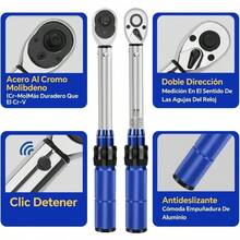Llave Dinamomtrica 1/4 Pulgadas 5 - 25nm Torqumetro De Trueno 23pcs con Hex, Torx, Junta Universal, Barra de Extensin, Bujas y Adaptadores Para Mantenimiento De Bicicleta, Motocicleta Y Auto - 1/4" - Ver 6