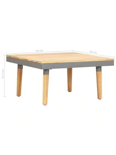 VidaXL Garden Tafel 60x60x31.5 Cm Solid Acacia Wood view 2