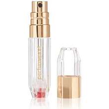 CZ Travalo Perfume Pod Crystal Travel Perfume Atomizer LeakProof GenieS Pump System Refillable Perfume Bottle High Definition Mini Pump Spray Zero Glass Anti Scratch And Breakage Gold 0.6oz 6108 - 金色 - 查看 1