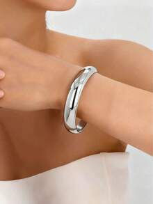 2025 New Arrival 1/2/3pcs/Set Unique Bracelet, & Versatile Jewelry For Women, Suitable For Party, Daily Wear, Valentine's Day, Mother's Day, Wedding, Ocean/Resort Style - Silver - View 9