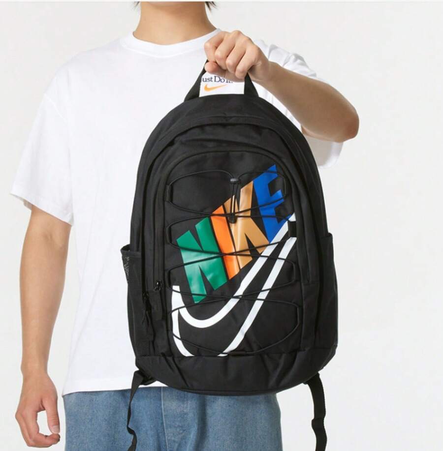 Nike 48*34*22 厘米 男女通用休闲运动学生背包，大容量 - 黑色 - 查看 1